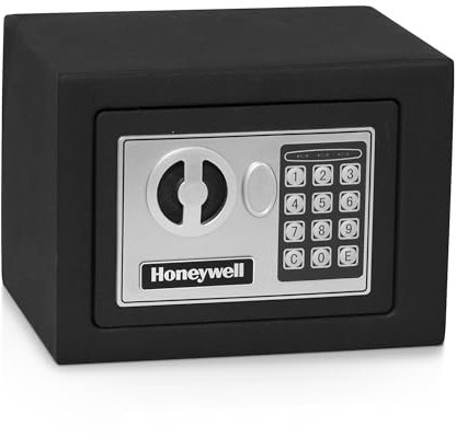 Honeywell 5005 Stahl Solenoid Lock Security Safe, schwarz, LHLP5005