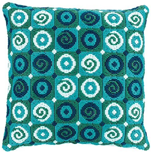 Vervaco Long Stitch Cushion Swirls
