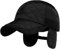 Sporty Baseballcap mit Ohrenklappen Wasserdicht Kappe Cord Golf Cap Mütze Schirmmütze Ohrenschutz Ohrenschützer Basecap Wintercap Wintermütze (schwarz)