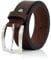 LINDENMANN Leder-Gürtel Herren 40 mm breit, Gürtel Herren Vollrindleder braun, Farbe/Color:braun, Size:105