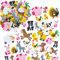 Baker Ross EV3104 Ross Moosgummi-Aufkleber Tiere auf dem Bauernhof für Kinder Karten und Bastelprojekten (96 Stück), Sortiert