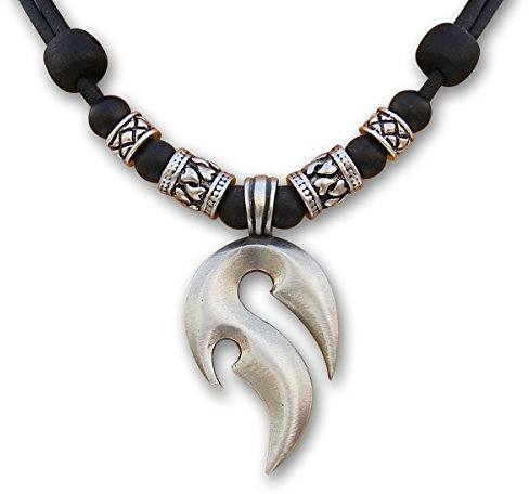 HANA LIMA Surferkette Lederkette Halskette Herren Damen Herrenkette Damenkette