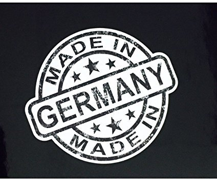 Made in Germany Auto Aufkleber Barcode Shocker Sticker Tuning JDM Oldschool Dub