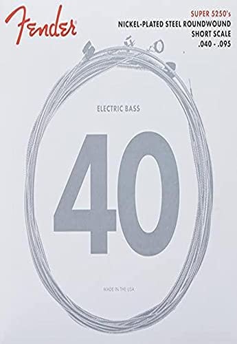 Fender® »SUPER 5250XL - SHORT SCALE BASS STRINGS« Corde per Bass - Nickel Plated Steel - 040/095