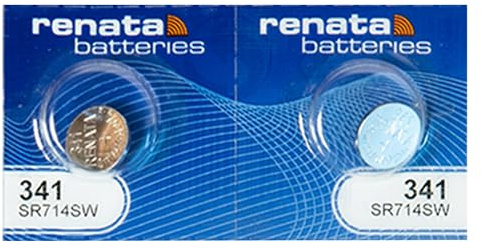 Renata 341 Pile de montre 1,55 V (SR714SW)