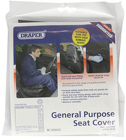 Draper 22596 Vordersitz-Abdeckung aus Polyester, Seitenairbag-kompatibel