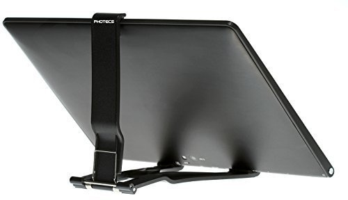 Photecs Universal-Tablet-Ständer Typ1 mit 1/4 Zoll Gewinde, für Tablets bis 21cm Breite und große Smartphones, Stativkompatibel