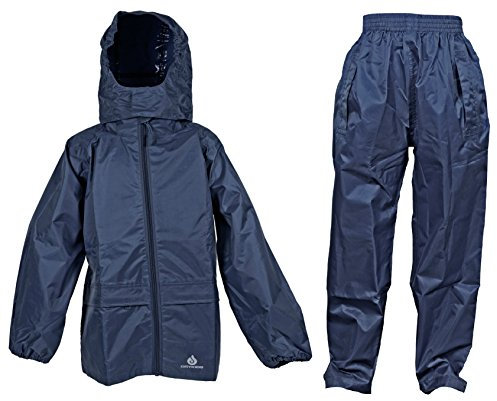 DRY KIDS jacket and trouser set navy blue 9/10yrs