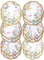 Talking Tables Assiettes Jetables Fées - Lot de 12 Assiettes Jetables Anniversaire - Fleurs et Papillons - Assiettes Carton Fêtes d'Anniversaire Filles, Baby Shower, Mignonnes et Jolies, FAIRYPLATES