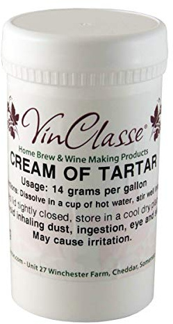 VinClasse Cream of Tartar - 100 Gram Tub