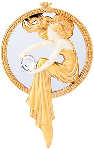 Design Toscano Herrin vom See Art Deco Wandspiegel, 1,3 x 17,8 x 29,2 cm