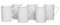 Kaffeebecher 300ml 6er Set Bianco