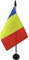 AZ FLAG - Tischflagge Rumänien - 15x10 cm - Rumänische Tischfahne 10 x 15 Cm - Flaggen