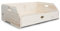 Habau Vorratskiste aus unbehandeltem Holz, stapelbar, 59 x 38 x 18 cm