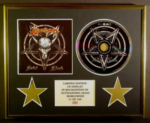 VENOM/CD-Darstellung/Limitierte Edition/COA/METAL BLACK