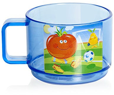 Cosmoplast Tazza in Plastica per Bambino Capacita' 300 Ml Colori Assortiti