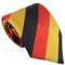 Great British Tie Club Herren Deutschland Staatsflagge Streifen Krawatte - Schwarz, Rot & Gold