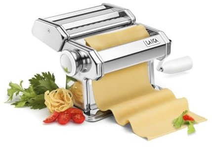 Laica PM2000 Macchina Pasta Maker, Legierter Stahl, Silber, 15.3x21x19.8 cm