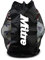 Mitre Netz-Fußballtasche, für 12 Bälle, verstellbare Gurte, belüftete Einsätze, Schwarz, Einheitsgröße