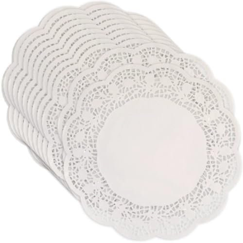 Unique Party Napperons en Papier Blanc 30 cm - Lot de 12