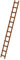 Günzburger Steigtechnik Munk 33121 Holz Dachleiter Braun 7kg