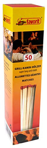 Favorit Streichhölzer, 50 Stück, extra lang, Anzünder, Ofenanzünder, Kohleanzünder, Anzündwürfel, ökologisch – 1241