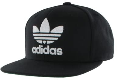 adidas Herren Men's Trefoil Chain Snapback Mütze, Schwarz/Weiß/Original, Einheitsgröße