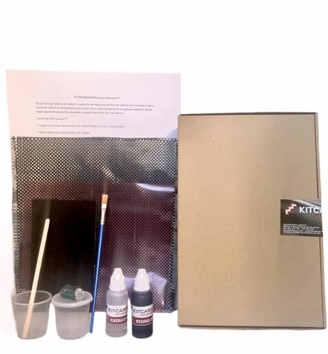 Kit di riparazione Kitevopro Plain 3K in fibra di carbonio.