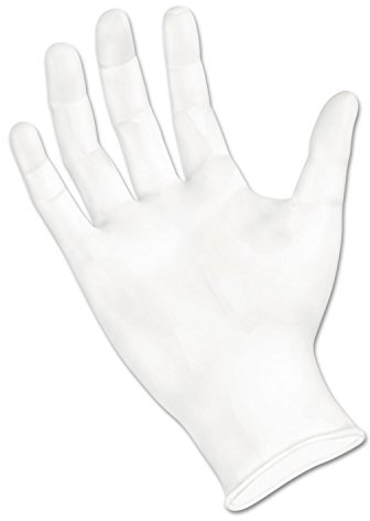 Boardwalk BWK361MBX 3.6 mil Powder/Latex-Free Exam Vinyl Gloves - Medium, Clear (100/Box)