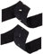 Neotrims Hook And Eye Tape Trimming, 100% Soft Cotton, Non Rust Quality Fastening, Costume, Corsets Bustier, Lingerie, Basques Black or White - Black - ½ Meter