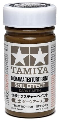 Diorama Textured Paint - Soil Effect Dark Earth - Paints - Tamiya