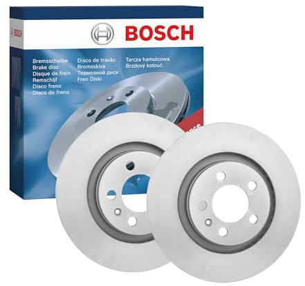 Bosch 0 986 478 852 Bremsscheibe | Belüftete, hochgekohlte Bremsscheiben - ECE-R90-zertifiziert - hohe Kühlleistung und zuverlässiger Korrosionsschutz