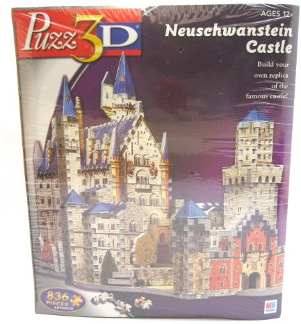 Puzz 3D 3D-Puzzle Schloss Neuschwanstein, 836 Teile