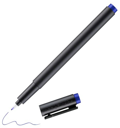 edding 8011 Reinraummarker - blau - feine Rundspitze 0,6 mm - zum Schreiben auf Reinraumpapier, Folien, laminiertem Papier - staubarmes Produkt ohne Etikett