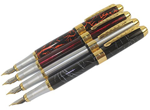 4 pcs Jinhao 250 Fountain Pen in 4 colors, 2 types of Nibs