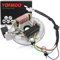 yingshop Magneto Coil Stator Plate pastilla Pit Dirt Bike Parts ATV Go Kart SUV 90 cc 110 cc 125 cc 4 tiempos bicicletas chino