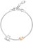 Esprit Kinder-Armband 925 Silber rhodiniert Zirkonia Rundschliff 13,5 cm ESBR91825D135