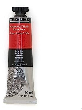 Sennelier - n°674 Huile extra-fine Sennelier 40 ml vermillon
