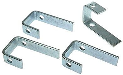 Faithfull FAIPROEXTCB External Building Profile Clamp Bracket (4 Pieces), 1.1 cm*65.0 cm*1.6 cm