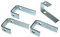 Faithfull FAIPROEXTCB External Building Profile Clamp Bracket (4 Pieces), 1.1 cm*65.0 cm*1.6 cm