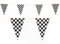 Superstars Black and White Chequered Flag Motor Race Bunting 10 metres