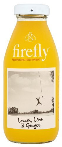 Firefly De-Tox Lemon Lime and Ginger Natural Drink Bottle, 330 g