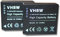 vhbw 2x batteria compatibile con Panasonic Lumix DMC-ZS60, DMC-ZS110 fotocamera (750mAh, 7,2V, Li-Ion)