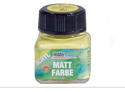 Hobby Line Acryl-Mattfarbe, 20ml, Weiß [Spielzeug]