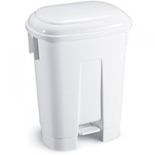 Derby 60L White Plastic Pedal Bin 348011