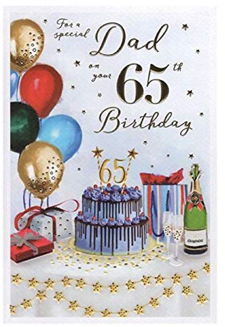 Dad 65th Birthday, Birthday Card