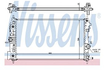 Nissens North America,Inc Radiator - 630723