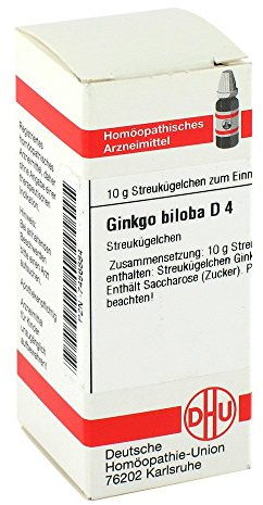 GINKGO BILOBA D 4, 10 g