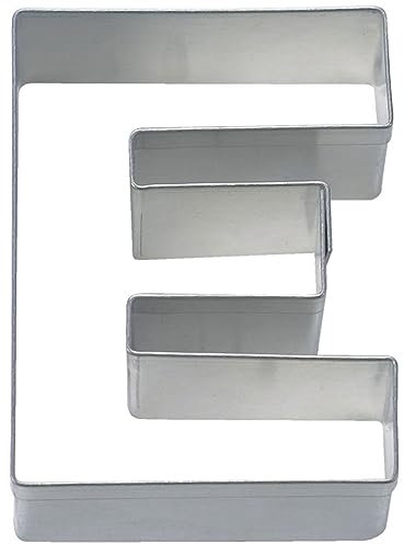 Städter Ausstechform, Edelstahl, Buchstabe E, Silber