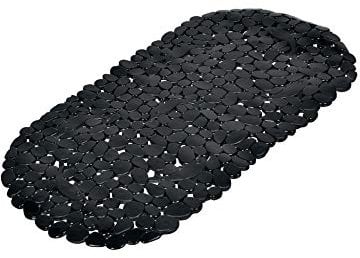 douceur d'intérieur, Fond de Baignoire (36 x 69 cm) Vitamine Noir, PVC